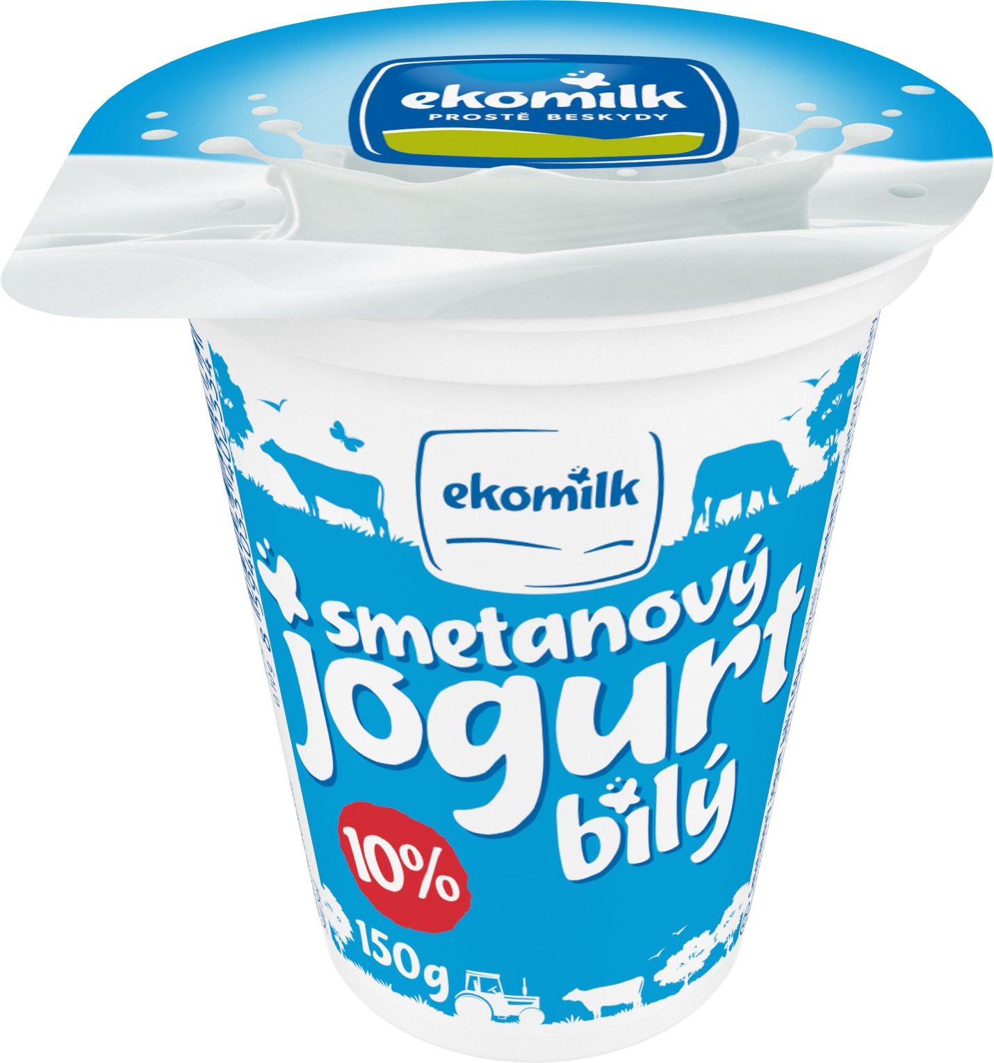 Mléčné a chlazené - Ekomilk Smetanový jogurt 150 g