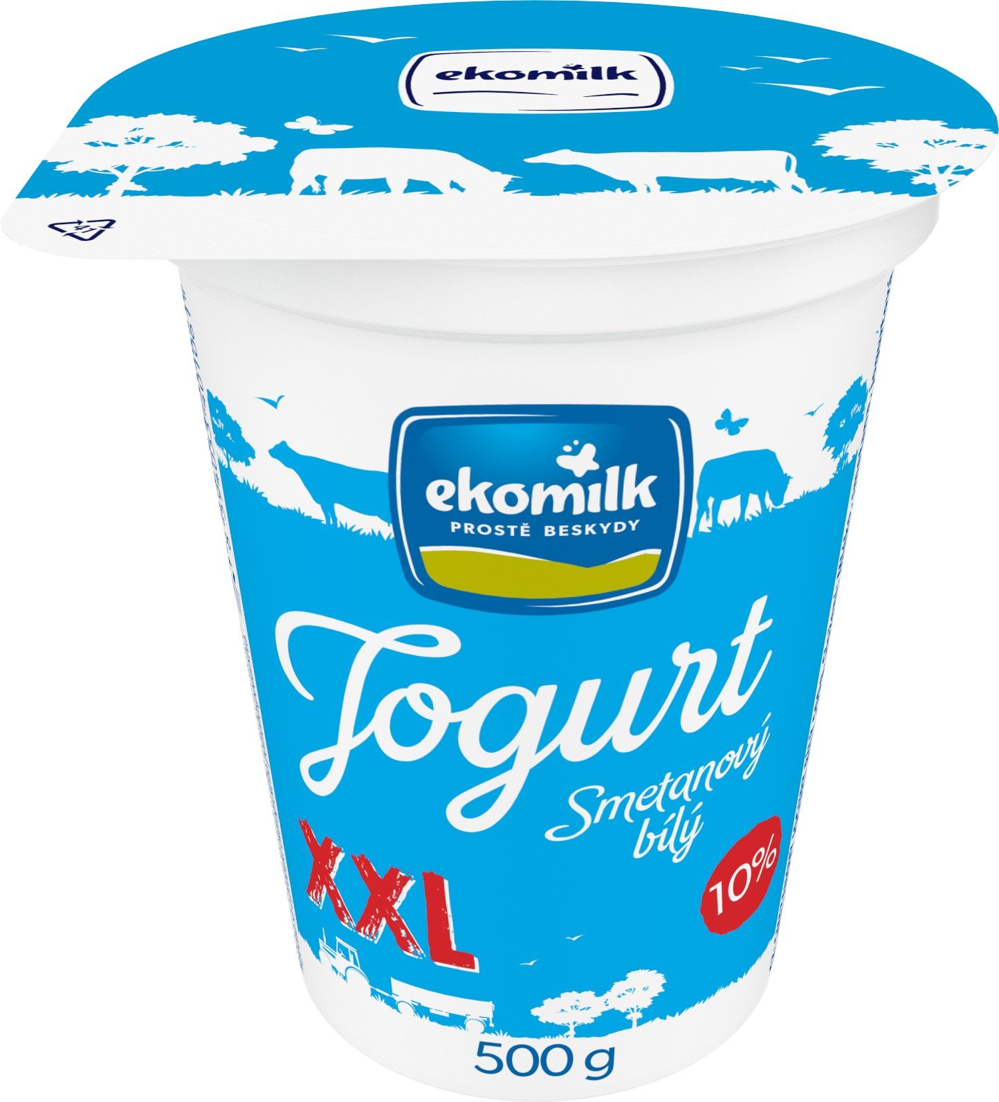 Mléčné a chlazené - Ekomilk Smetanový jogurt 500 g