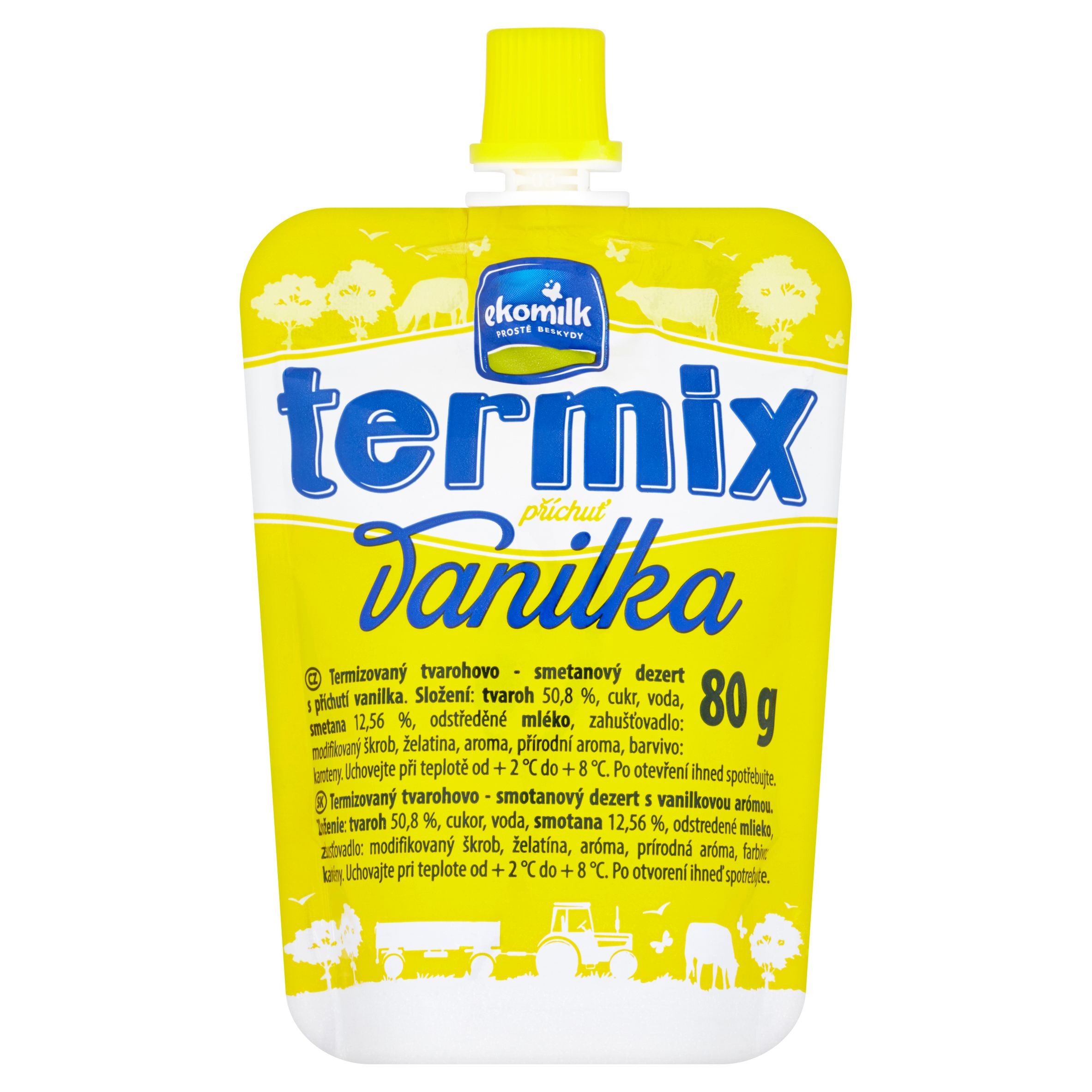 Mléčné a chlazené - Ekomilk Termix příchuť vanilka 80 g