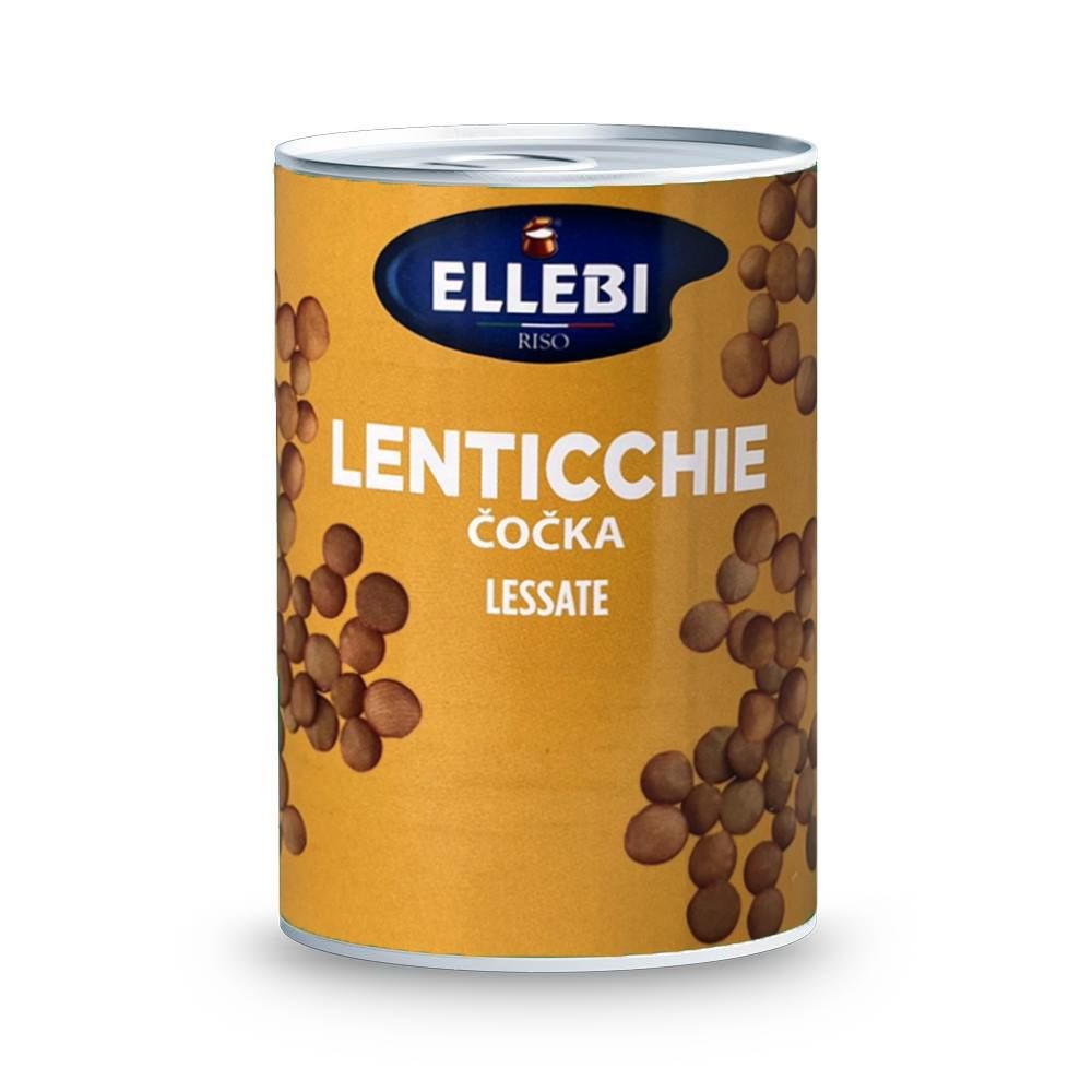 Trvanlivé potraviny - Ellebi Čočka ve slaném nálevu 400 g
