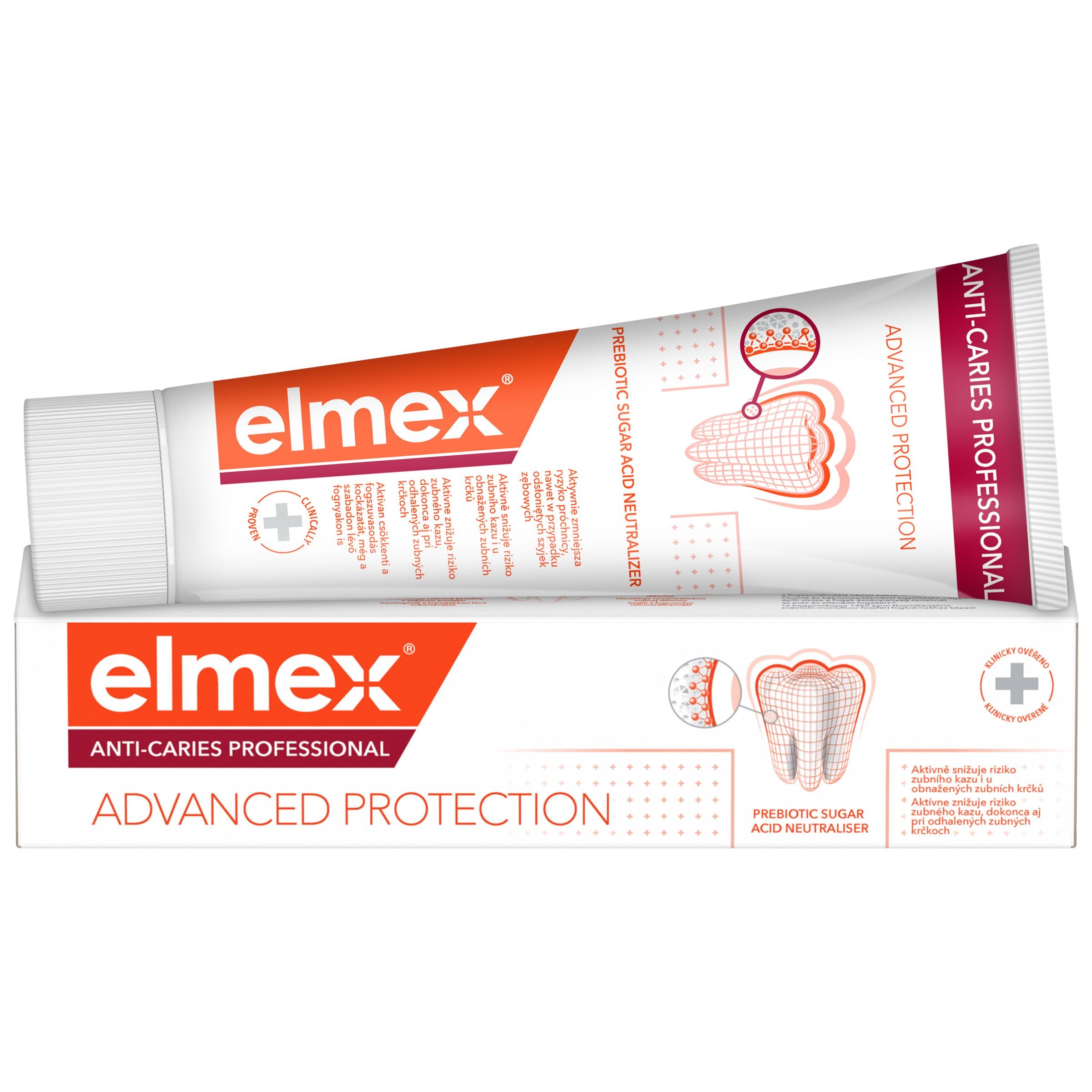 Drogerie a kosmetika - Elmex Anti-Caries Professional Zubní pasta 75 ml