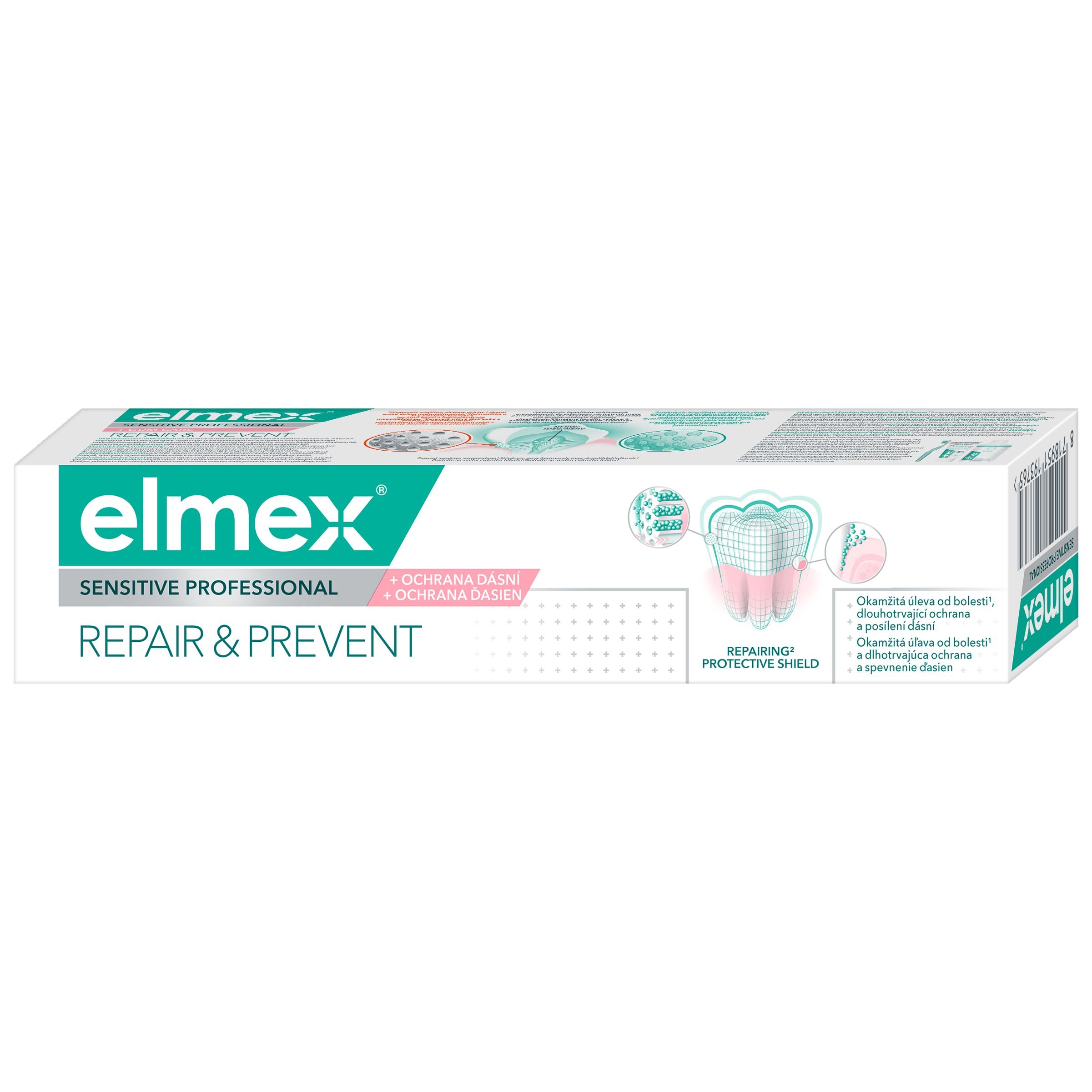 Drogerie a kosmetika - Elmex Sensitive Professional Repair & Prevent Zubní pasta 75 ml