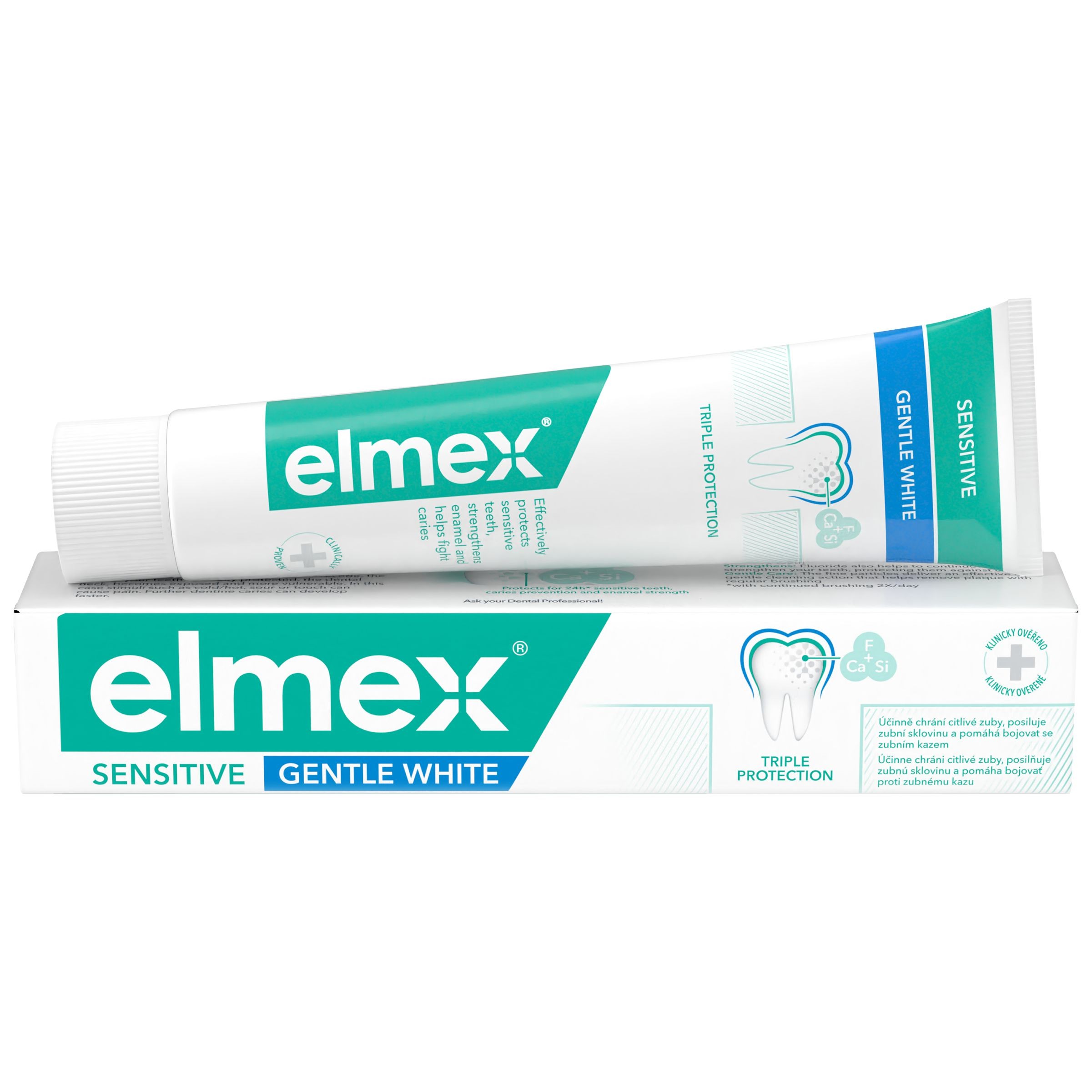 Drogerie a kosmetika - Elmex Sensitive Whitening speciální zubní pasta pro každodenní ochranu citlivých zubů 75 ml