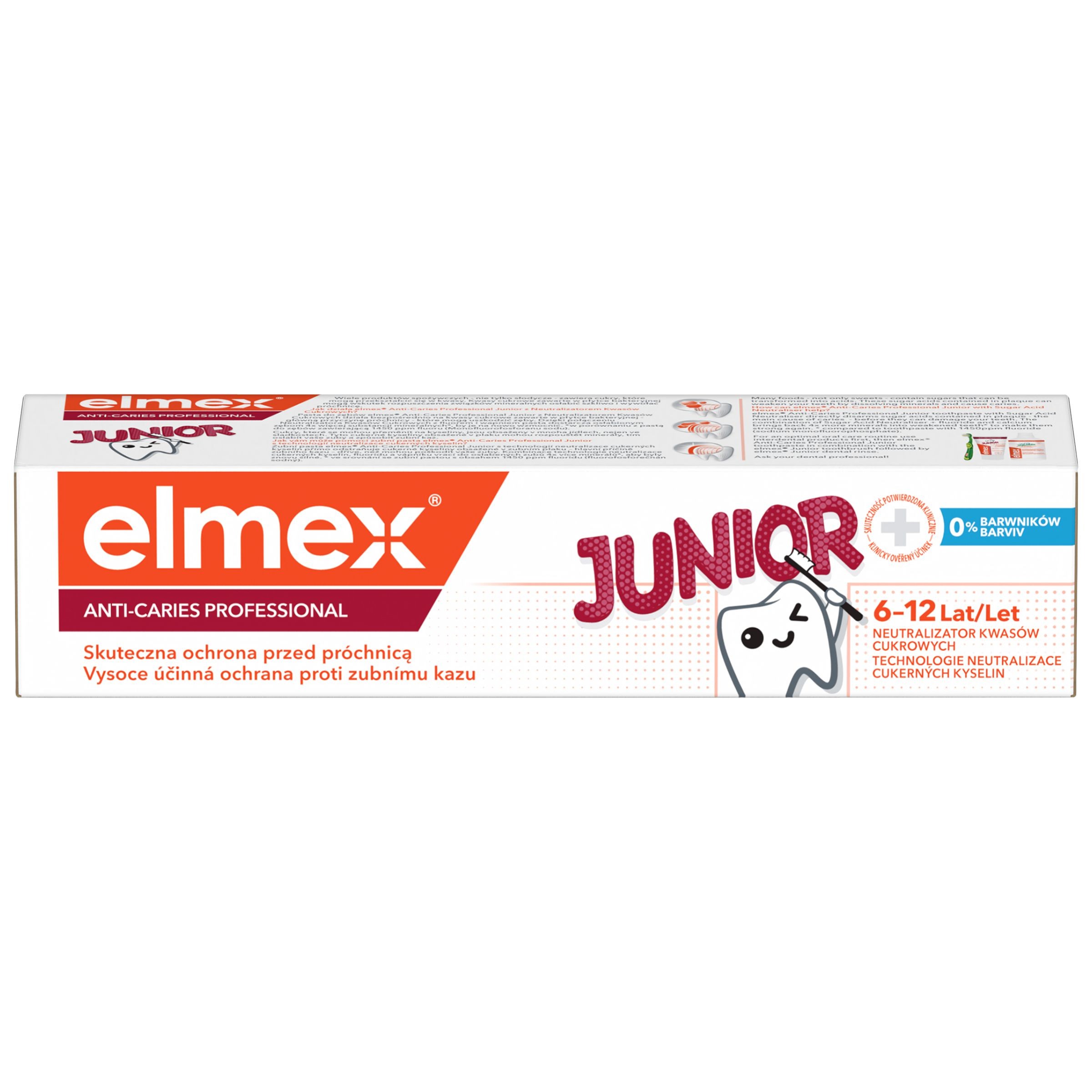 Drogerie a kosmetika - Elmex Zubní pasta Anti-Caries Professional Junior 75ml