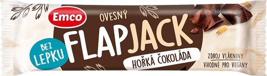 Trvanlivé potraviny - Emco Flapjack hořká čokoláda 45 g