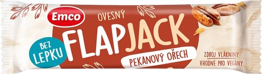 Trvanlivé potraviny - Emco Flapjack pekanový ořech 45 g