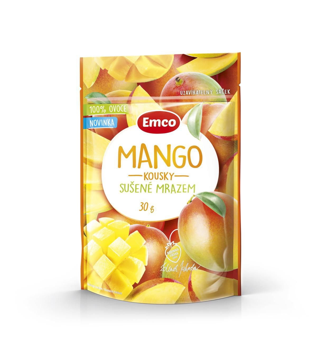 Trvanlivé potraviny - Emco Mrazem sušené mango 30g