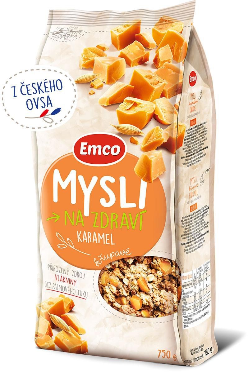 Emco Mysli karamel 750 g-0