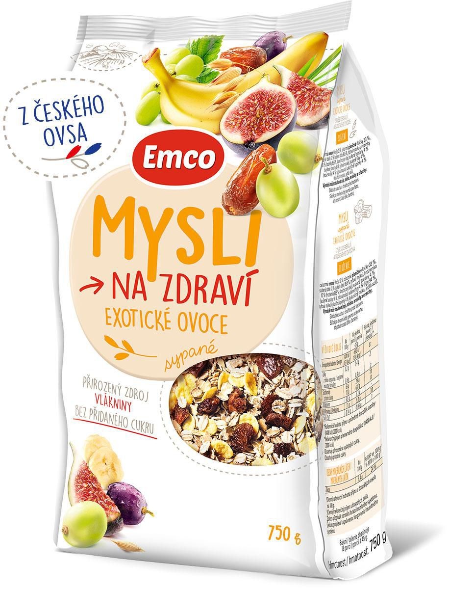 Emco Mysli sypané s ovocem 750g-0