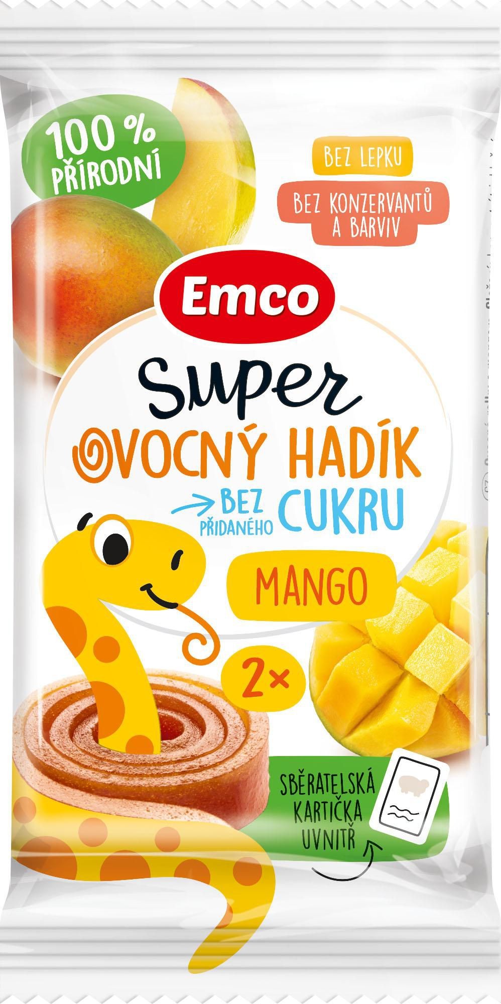 Zdravý svět - Emco Super ovocný hadík mango 20g