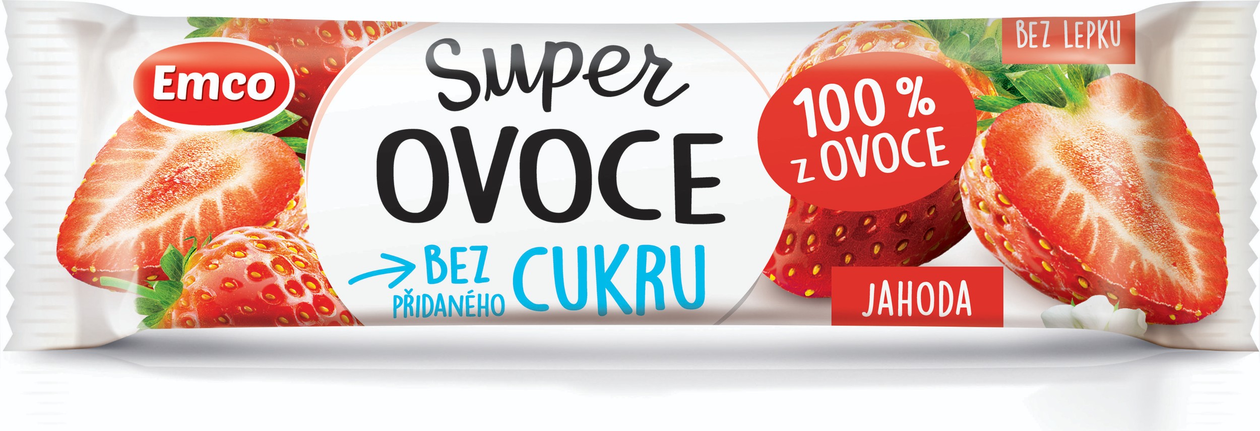 Trvanlivé potraviny - Emco Tyčinka 100% ovoce jahoda 30 g