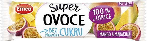 Trvanlivé potraviny - Emco Tyčinka Super ovoce mango a maracuja 30 g