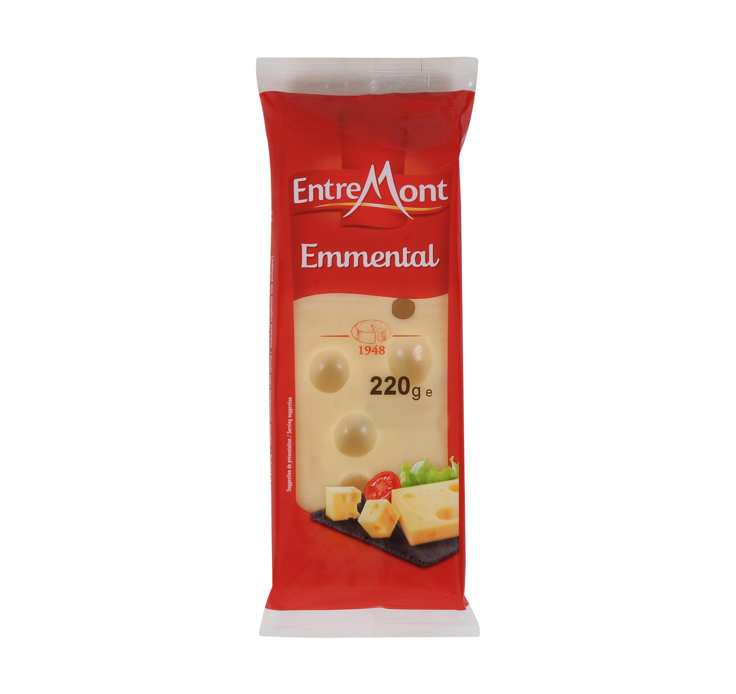 Mléčné a chlazené - Emmental Entremont 220g