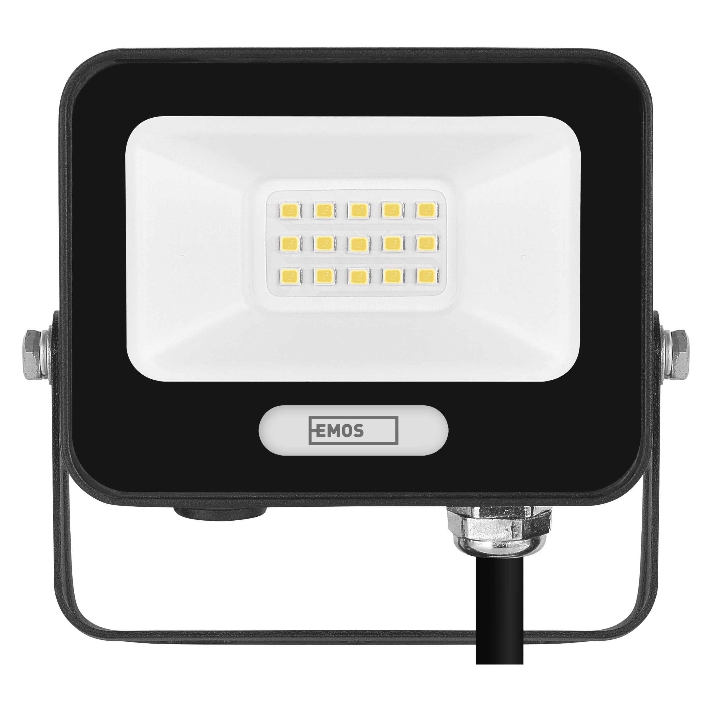EMOS LED reflektor GLARO 10W, černý, IP65, 1000 lm, neutrální bílá-1