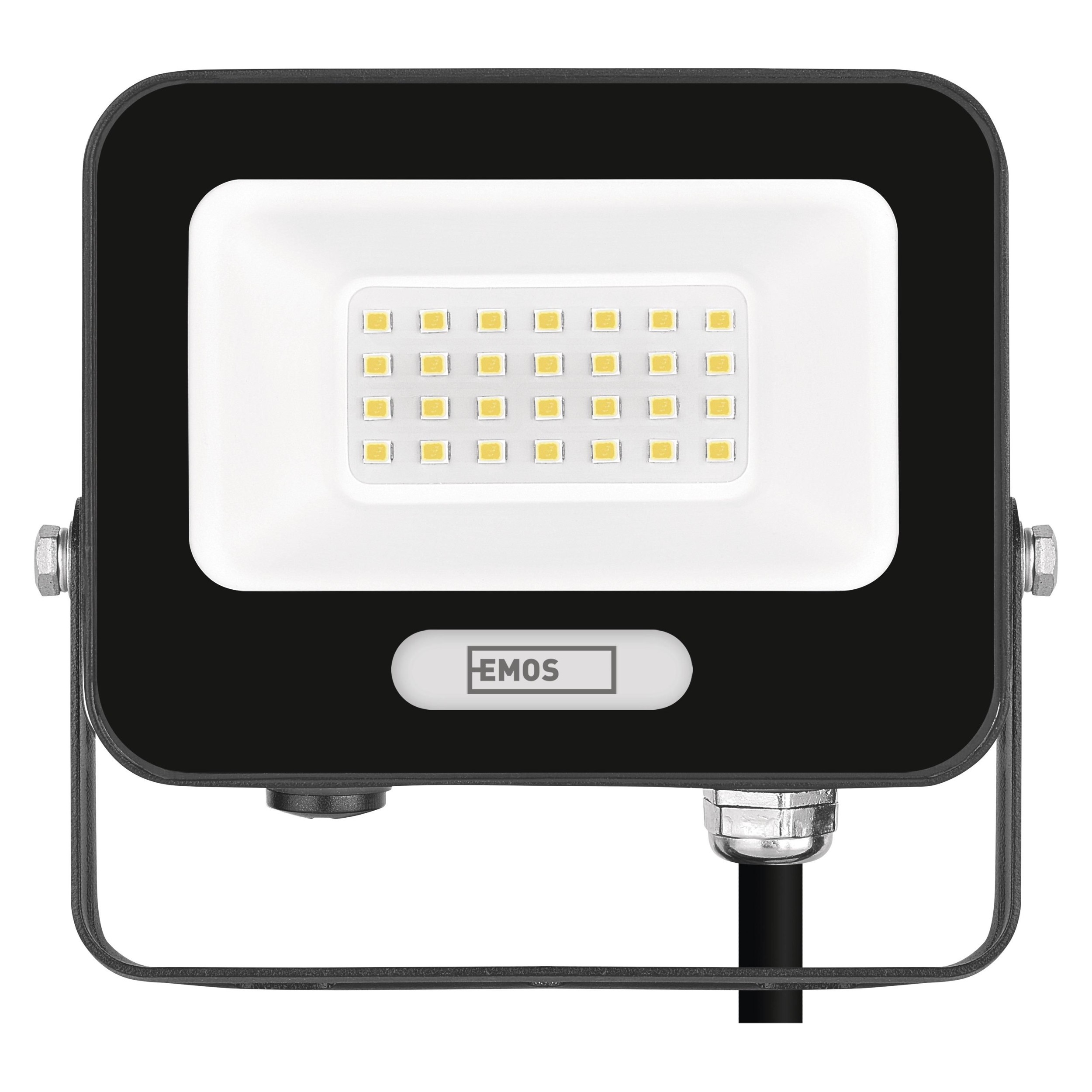 EMOS LED reflektor GLARO 20W, černý, IP65, 2000 lm, neutrální bílá-1