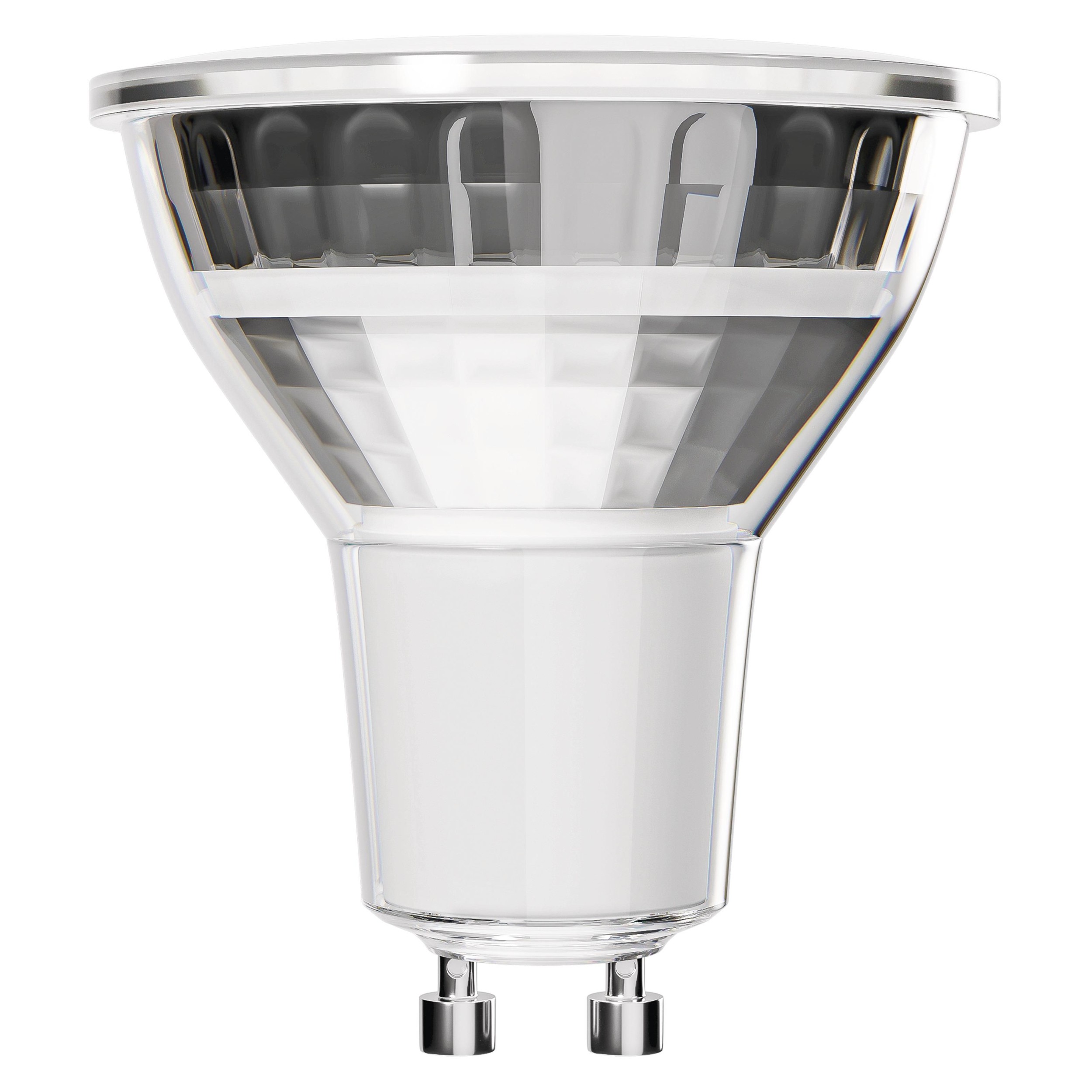 Elektro - Emos LED žárovka Classic MR16 stříbrná/ GU10 / 3 W (32 W) / 345 lm / studená bílá