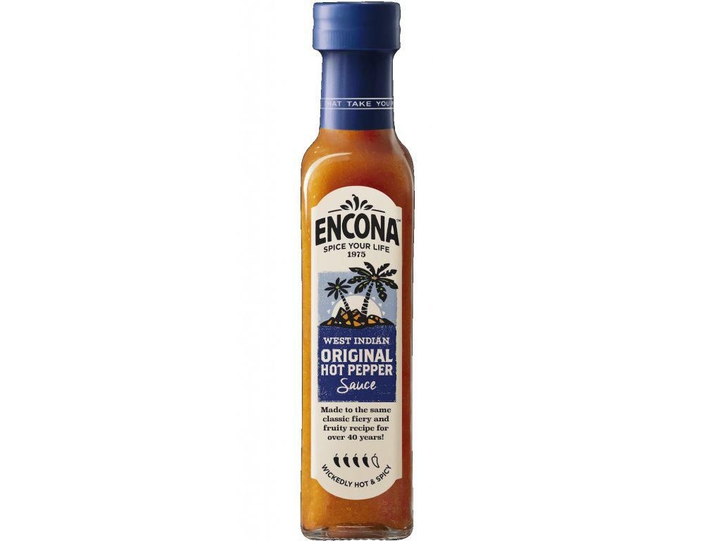 Trvanlivé potraviny - Encona Omáčka Hot Pepper 142 ml