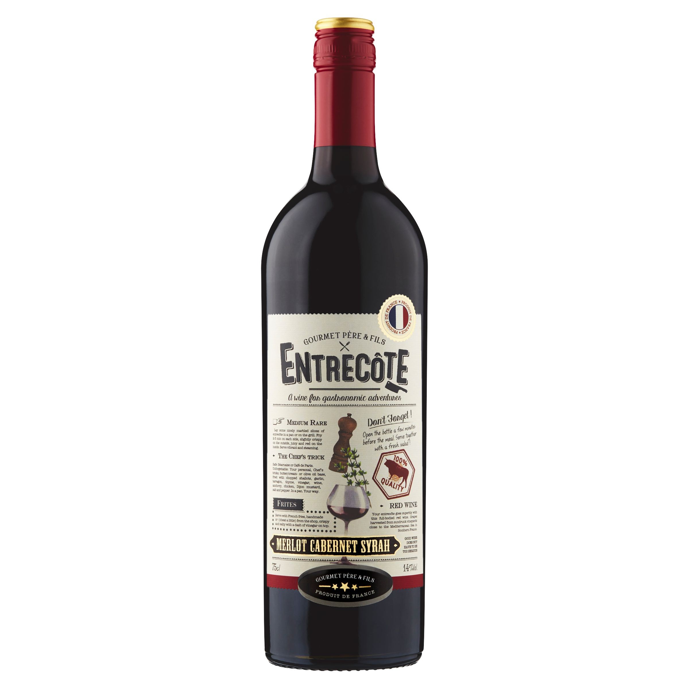 Nápoje - Entrecote Merlot Cabernet Sauvignon 750 ml