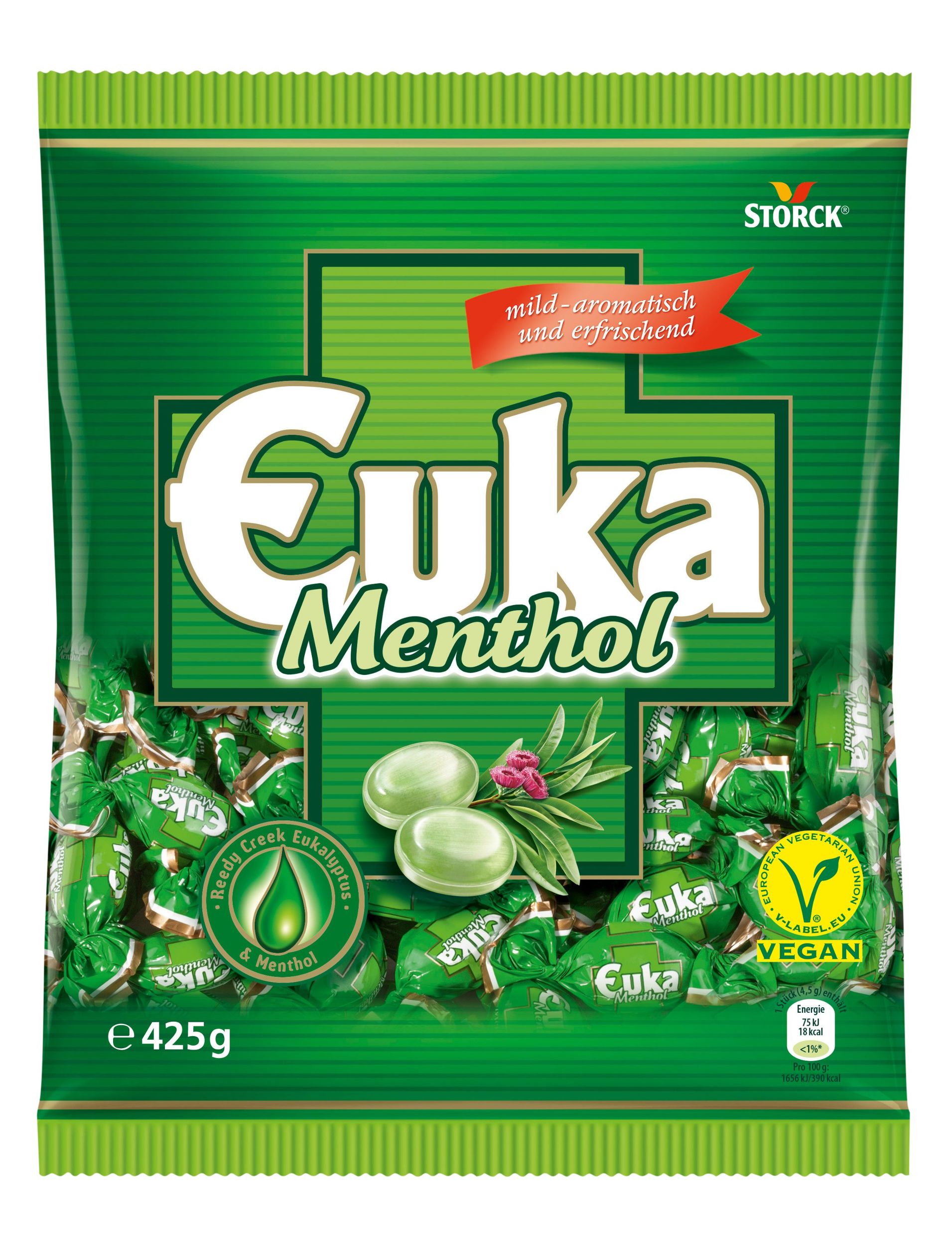 Trvanlivé potraviny - Euka Menthol 425 g