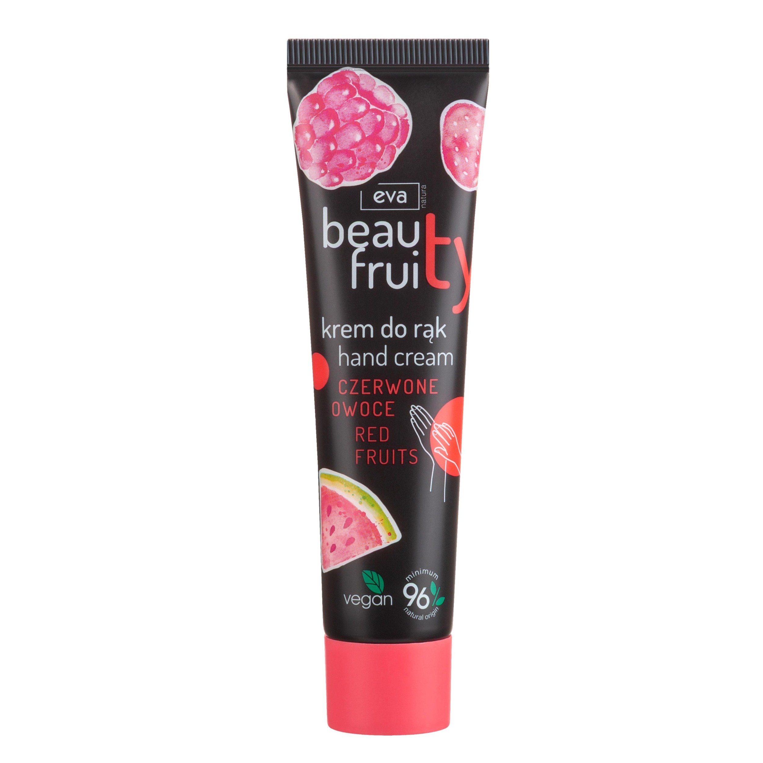 Drogerie a kosmetika - Eva Natura Beauty Fruity krém na ruce červené ovoce, 30 ml