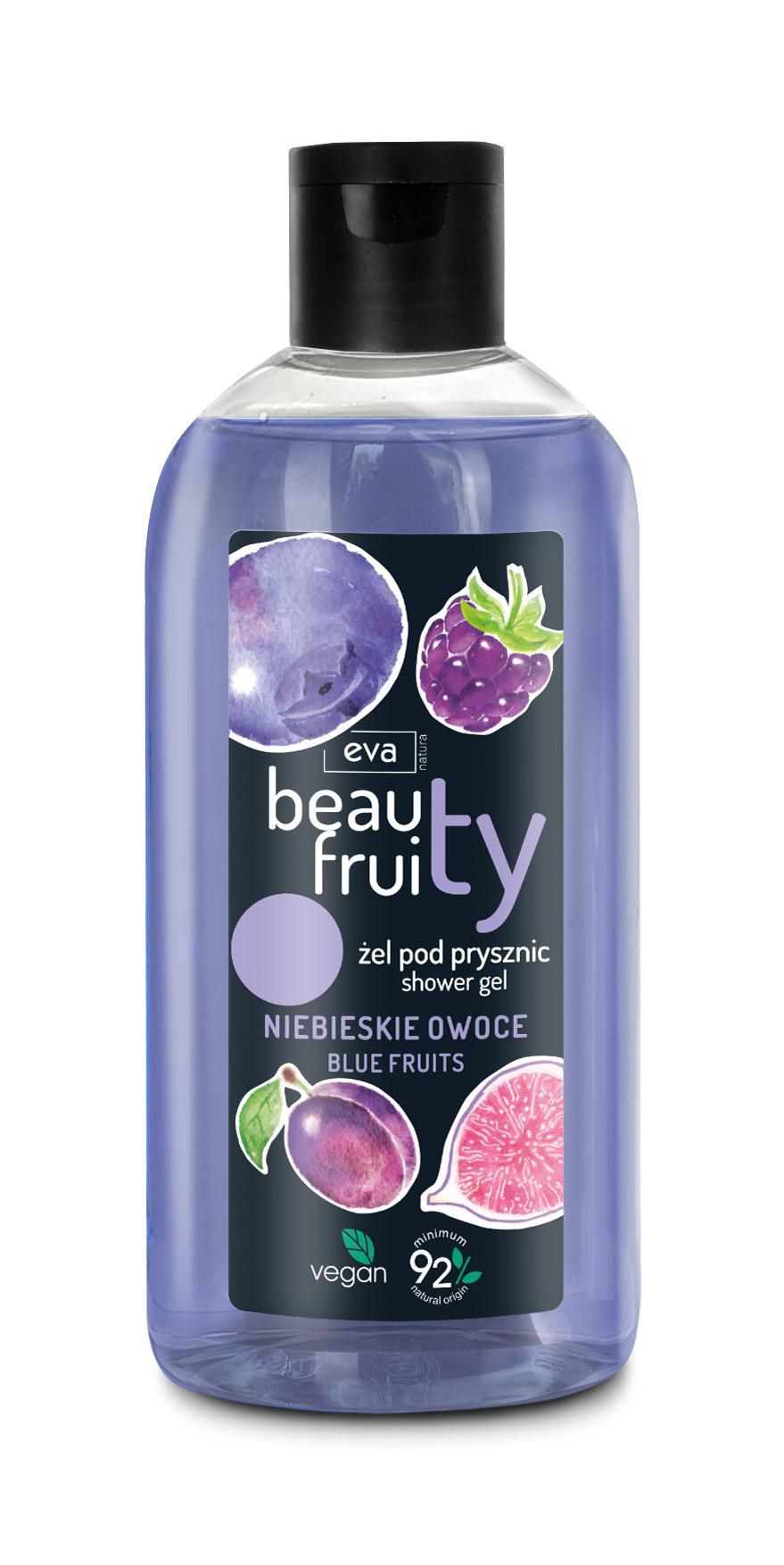 Drogerie a kosmetika - Eva natura beauty fruity sprchový gel blue fruits 400ml