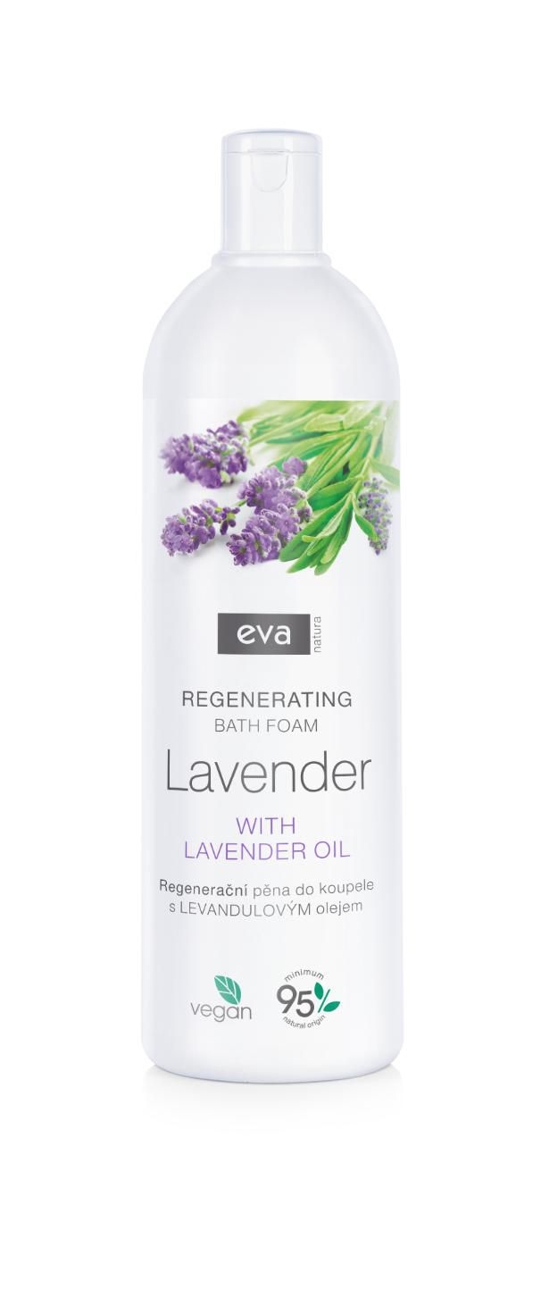 Drogerie a kosmetika - Eva Natura Regenerační pěna do koupele s levandulovým olejem 750 ml