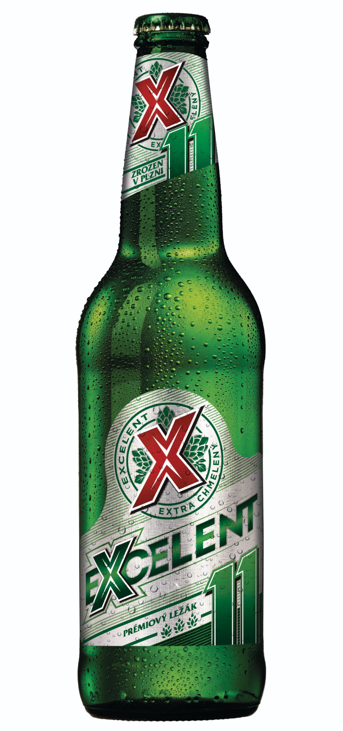 Nápoje - Excelent 11° prémiový ležák pivo sklo 0,5 l
