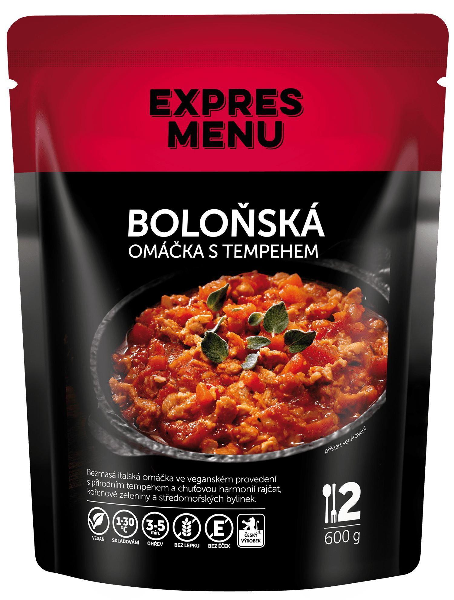 Zdravý svět - Expres menu Boloňská omáčka s tempehem 600g