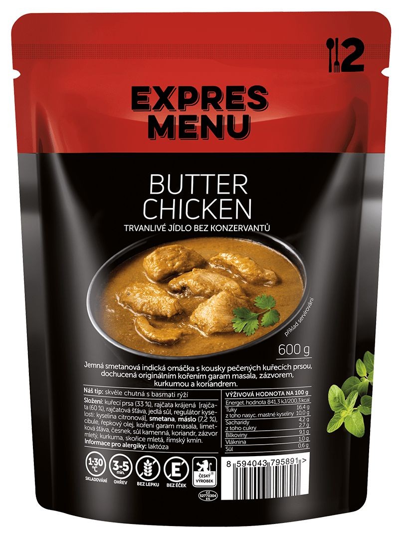 Expres menu Butter chicken, bez lepku 600g-0