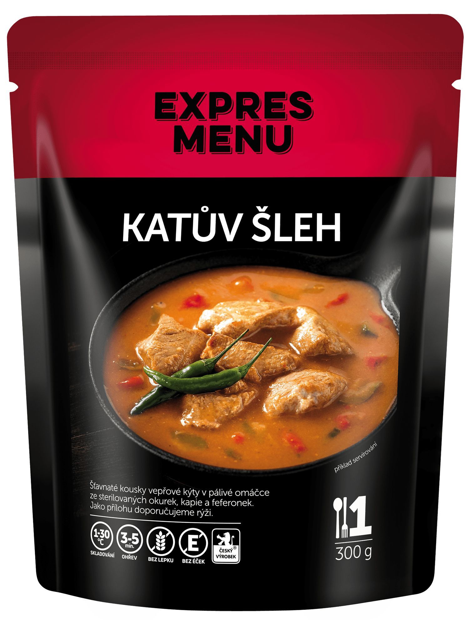 Hotová jídla - Expres menu Katův šleh 300g