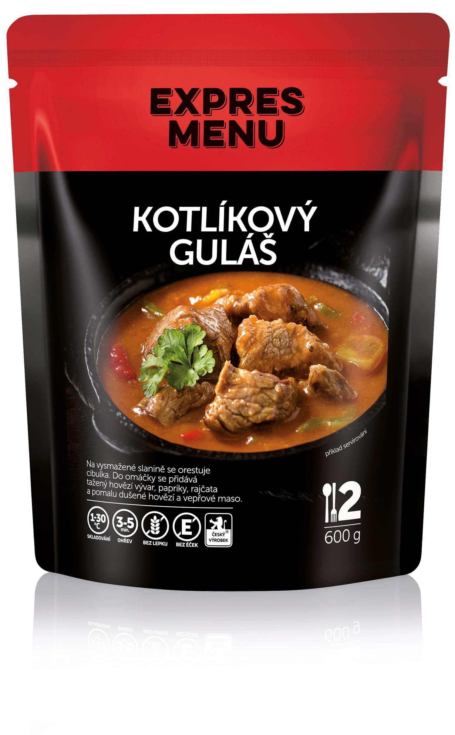 Hotová jídla - Expres menu Kotlíkový guláš 600g
