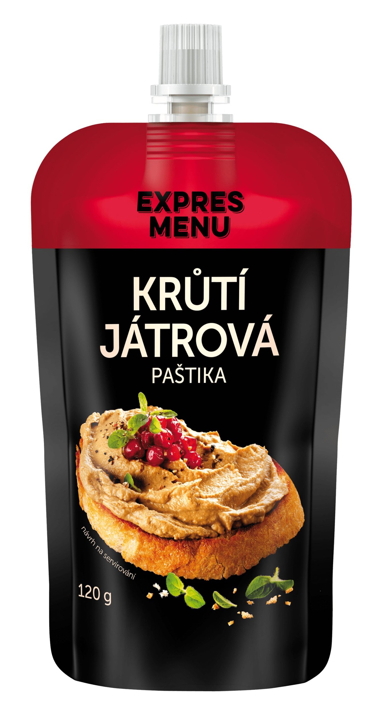 Trvanlivé potraviny - Expres menu Krůtí játrová paštika 120g