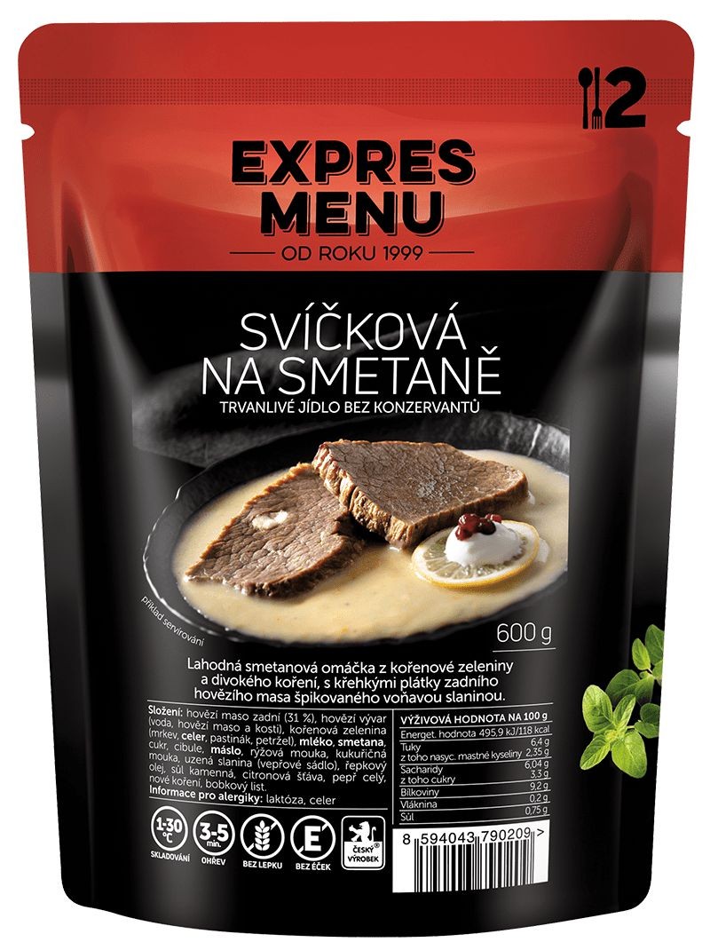 Expres menu Svíčková na smetaně, bez lepku 600g-0