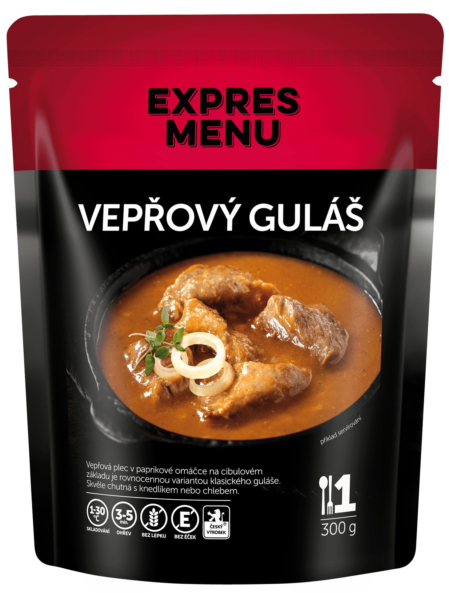 Hotová jídla - Expres menu Vepřový guláš 300g