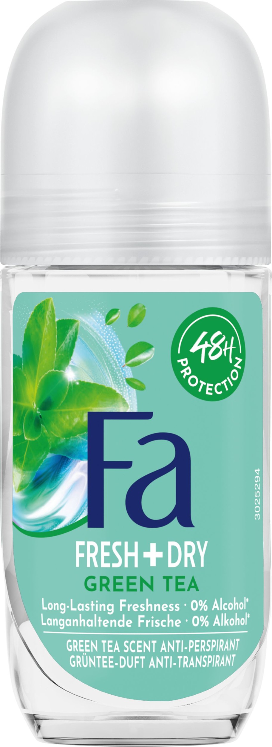 Drogerie a kosmetika - Fa Fresh & Dry kuličkový antiperspirant Green Tea Scent 50 ml