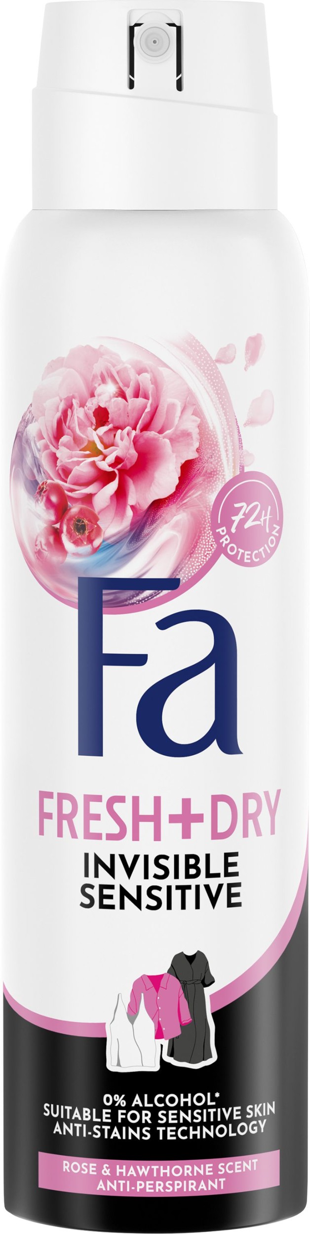 Drogerie a kosmetika - Fa Invisible Sensitive antiperspirant pure freshness 150 ml