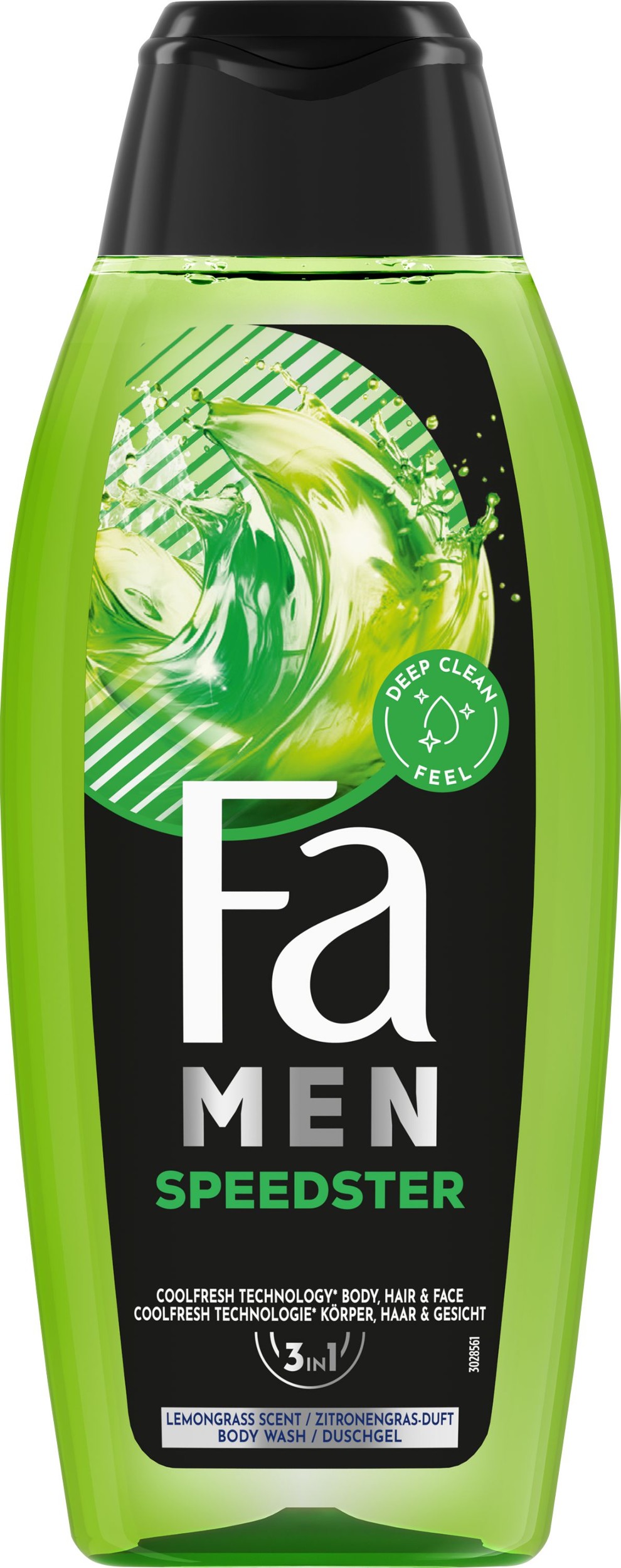 Drogerie a kosmetika - Fa Men Speedster sprchový gel 2v1 na tělo i vlasy s vůní citrusů a citronové šťávy 400ml