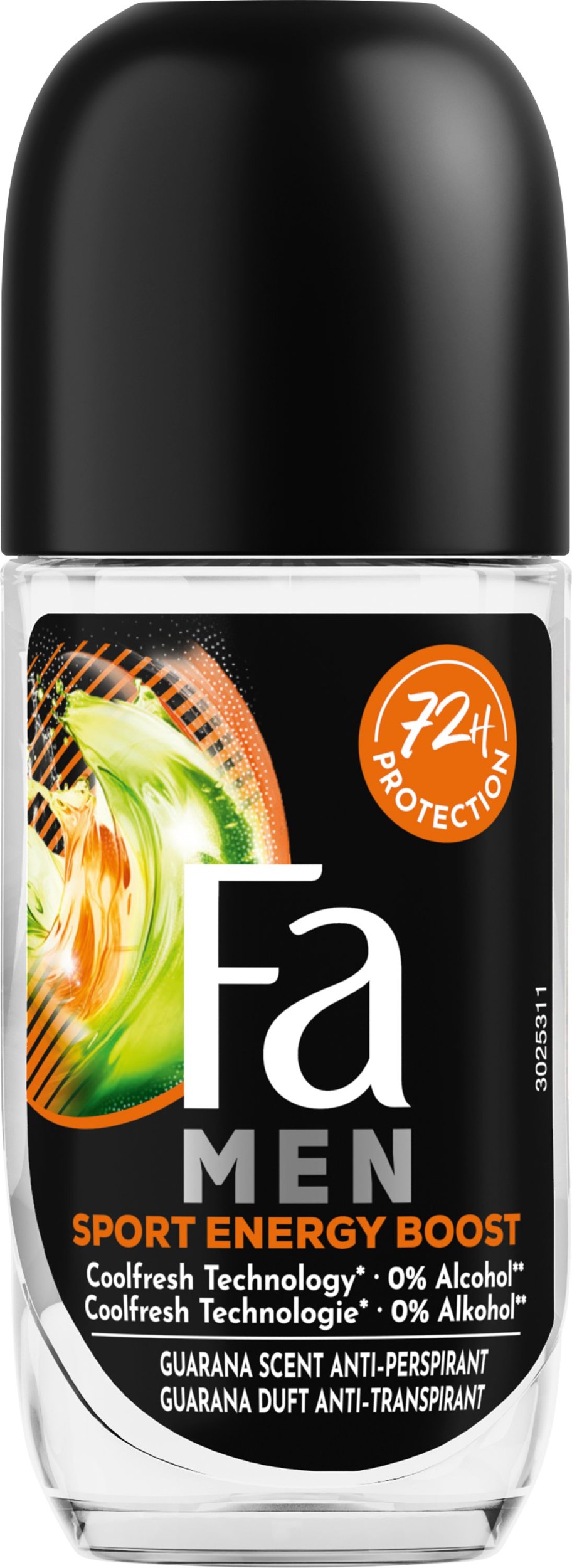Drogerie a kosmetika - Fa Men Sport kuličkový antiperspirant Energy Boost 50 ml