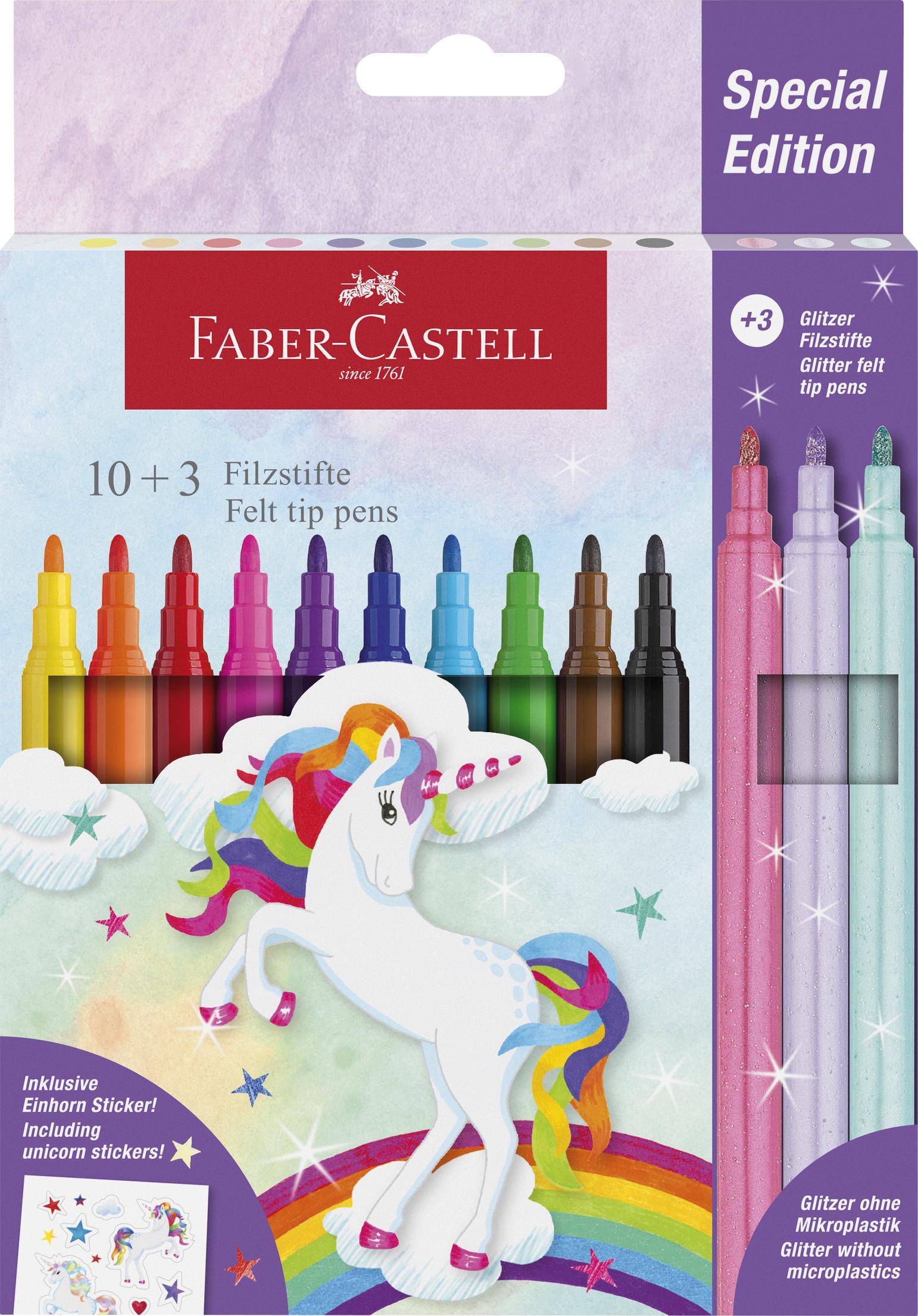 Domácnost a Zahrada - Faber Castell Fixy Unicorn 10+3 ks
