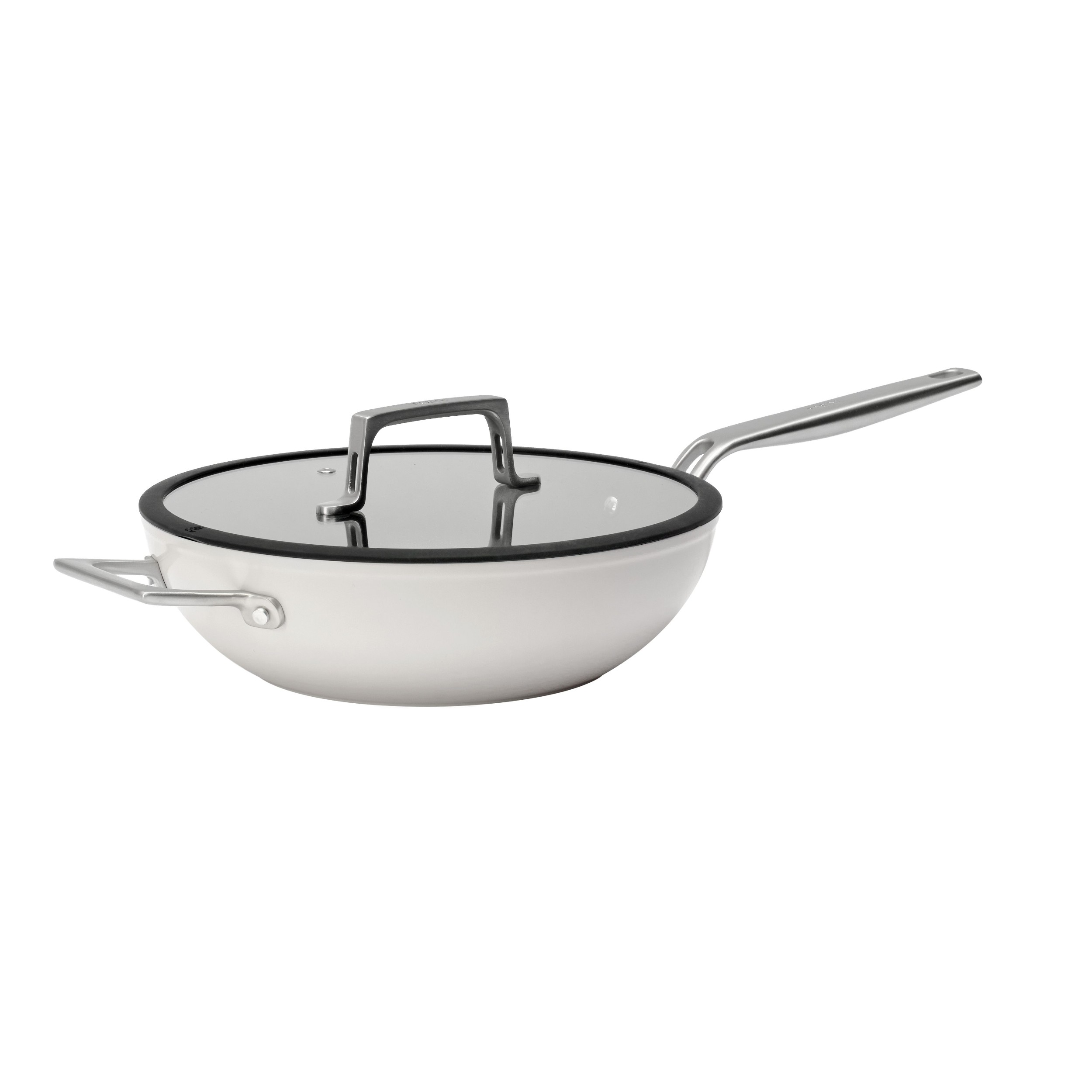 Domácnost a Zahrada - FABINI Wok pánev Meda 4.0, ø 28 cm - šedá