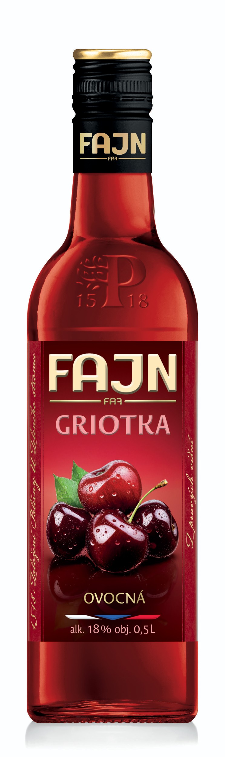 Nápoje - FAJN Griotka 18% 0,5l