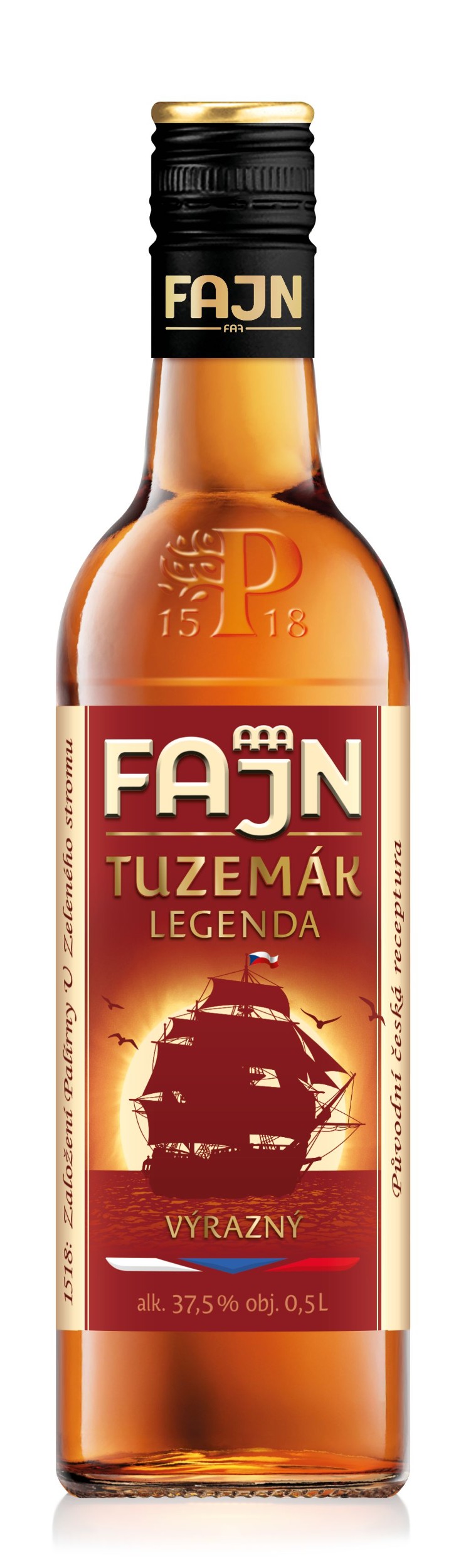 Nápoje - FAJN Tuzemák Original 37,5% 0,5l