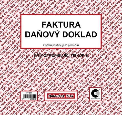 Domácnost a Zahrada - Faktura-daňový doklad 2/3 A4 PT200