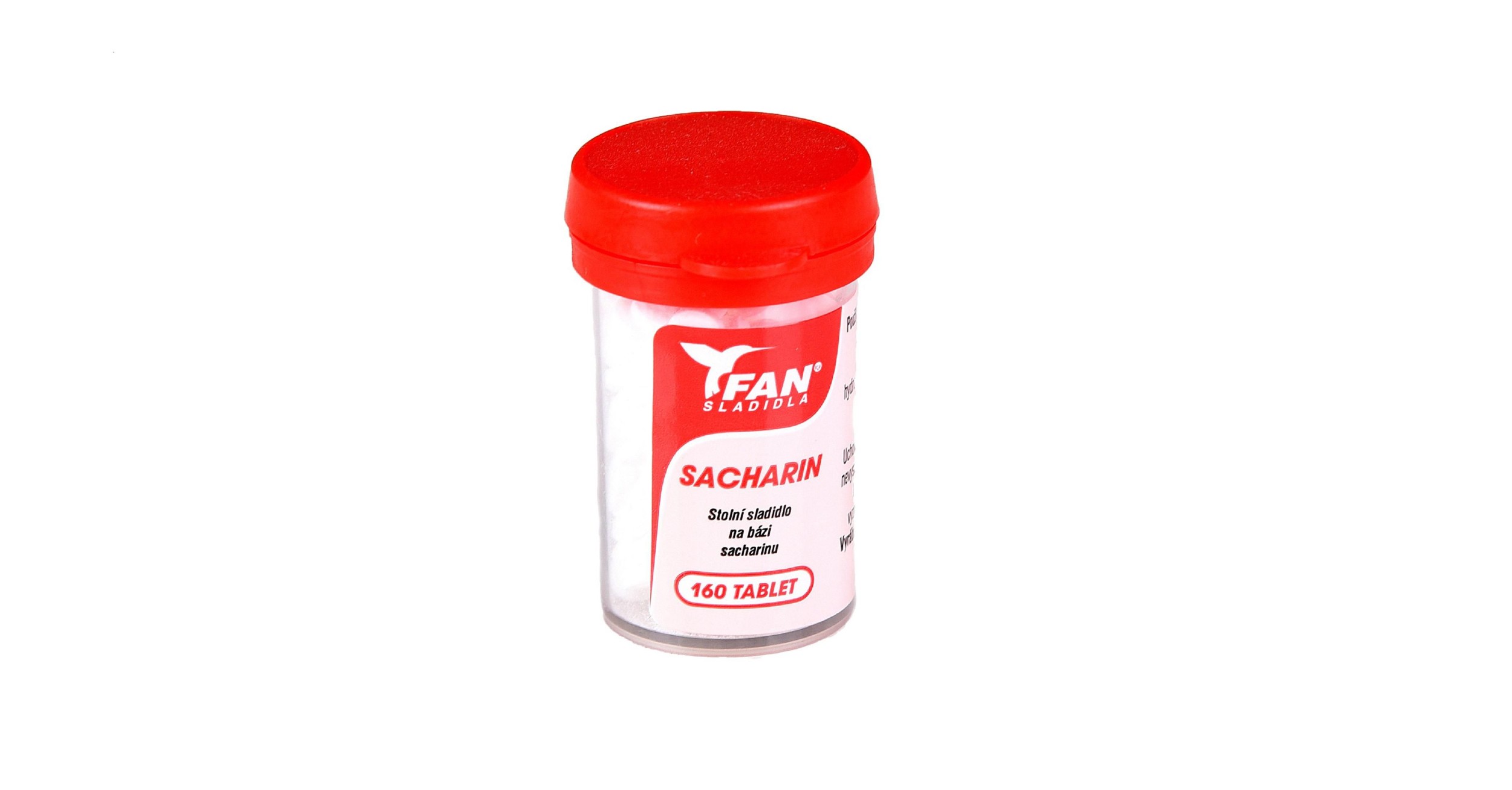 Trvanlivé potraviny - FAN Sacharin stolní sladidlo 160 tablet, 10 g