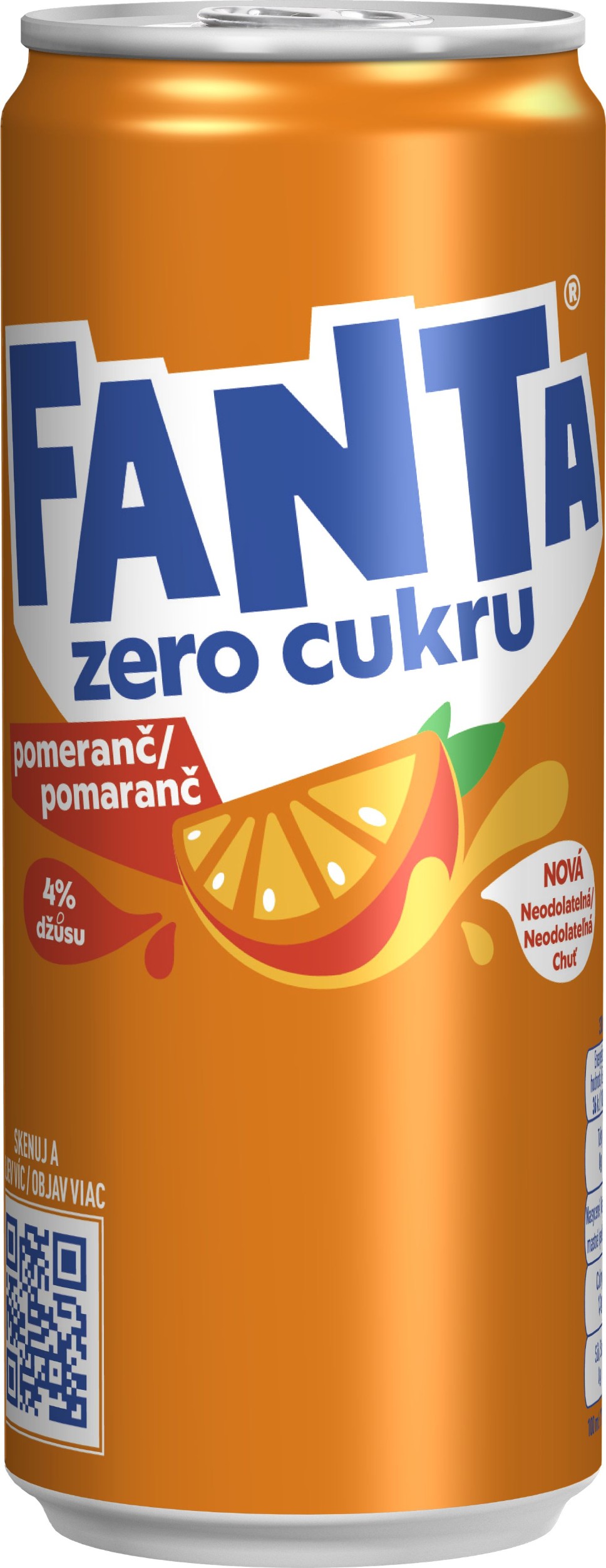 Nápoje - Fanta Zero cukru pomeranč 330ml