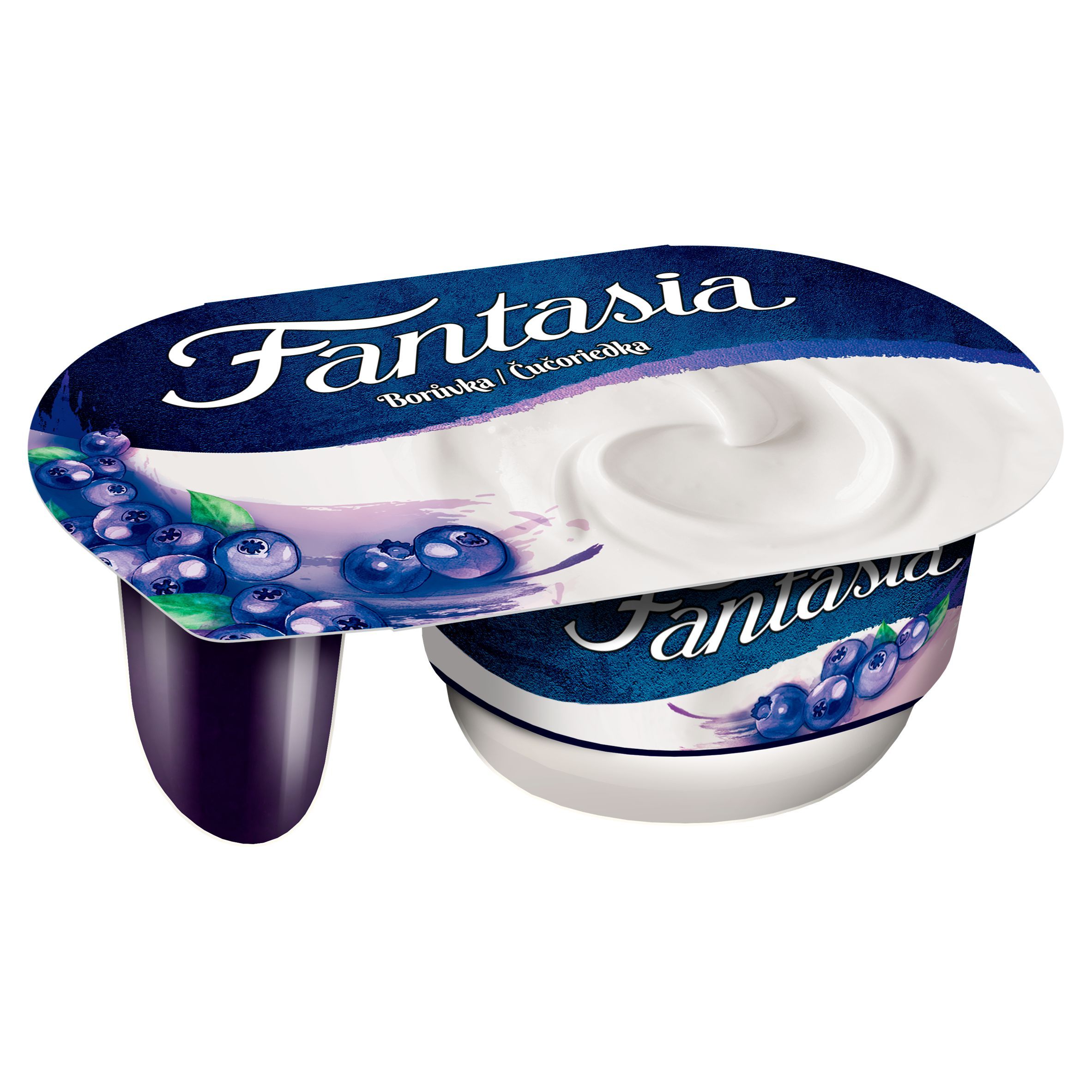 Mléčné a chlazené - Fantasia jogurt s borůvkami 118g