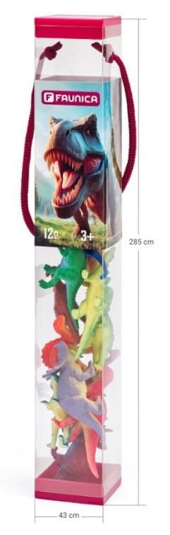 FAUNICA Zvířátka figurky v tubě - Dinosauři