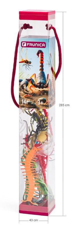 FAUNICA Zvířátka figurky v tubě - Hmyz