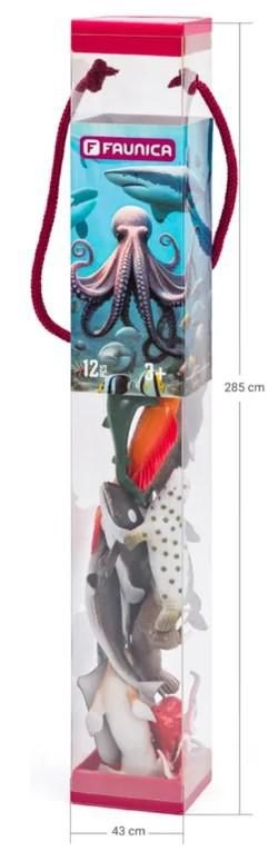 Svět dětí - FAUNICA Zvířátka figurky v tubě - Oceán