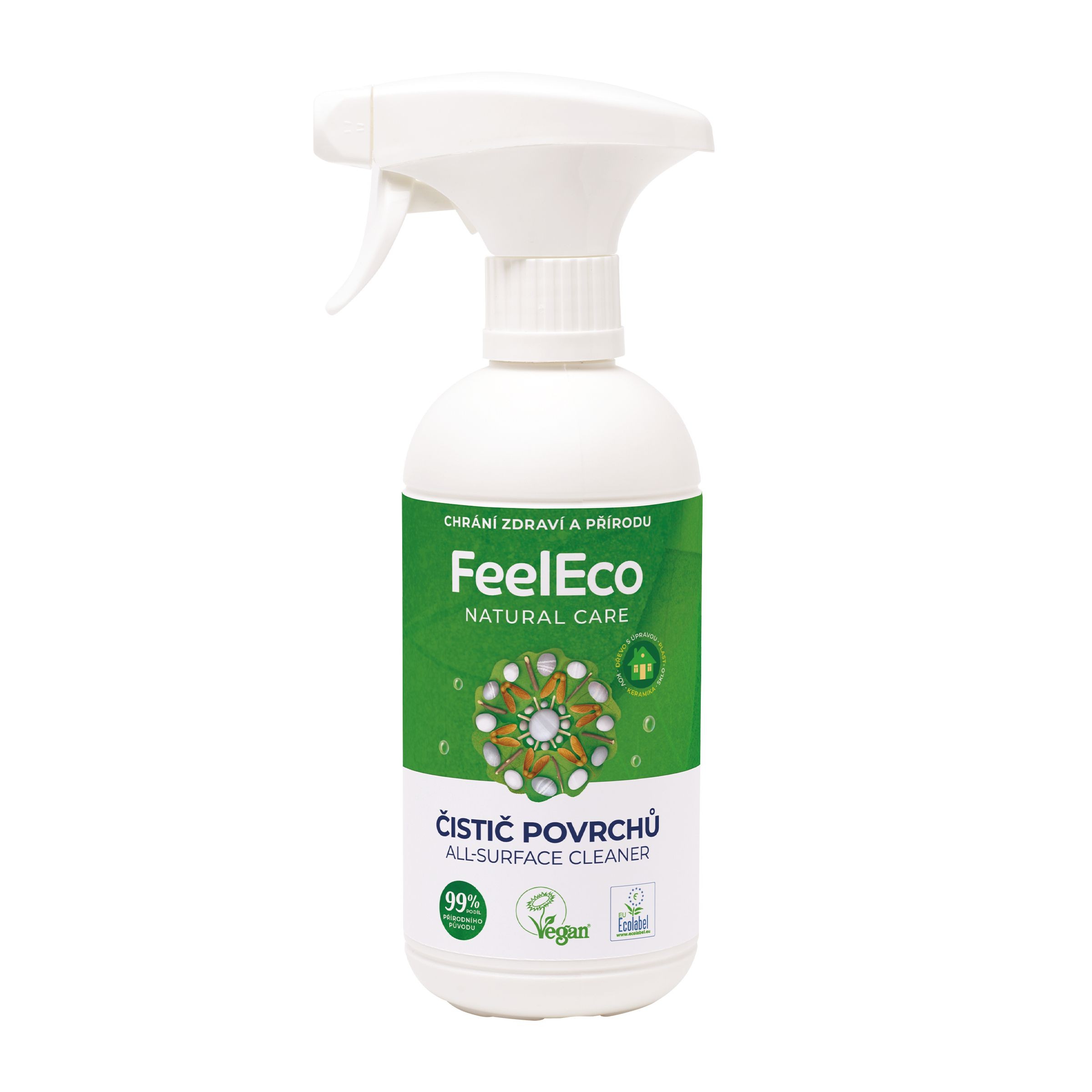 Drogerie a kosmetika - FeelEco Čistič povrchů 450 ml